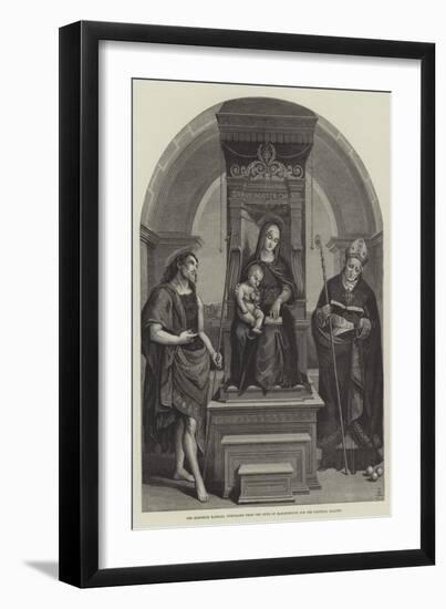 The Blenheim Raphael, Purchased from the Duke of Marlborough for the National Gallery-null-Framed Giclee Print