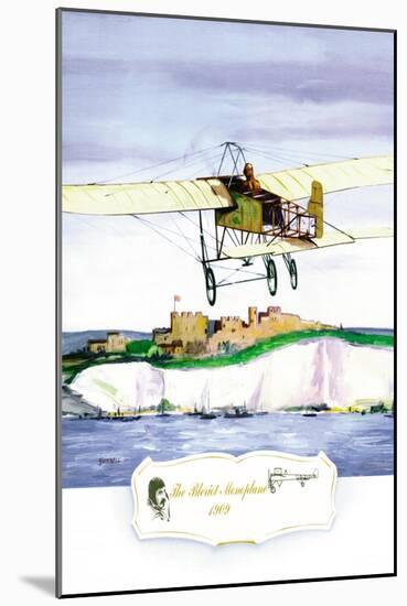 The Bleriot Monoplane, 1909-Charles H. Hubbell-Mounted Art Print