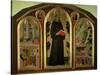 The Blessed Agostino Novello Altarpiece, with four of his miracles, c.1328-Simone Martini-Stretched Canvas