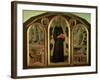 The Blessed Agostino Novello Altarpiece, with four of his miracles, c.1328-Simone Martini-Framed Giclee Print