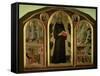 The Blessed Agostino Novello Altarpiece, with four of his miracles, c.1328-Simone Martini-Framed Stretched Canvas