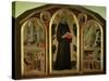 The Blessed Agostino Novello Altarpiece, with four of his miracles, c.1328-Simone Martini-Stretched Canvas