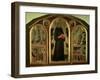 The Blessed Agostino Novello Altarpiece, with four of his miracles, c.1328-Simone Martini-Framed Giclee Print