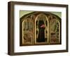 The Blessed Agostino Novello Altarpiece, with four of his miracles, c.1328-Simone Martini-Framed Giclee Print