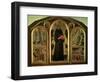 The Blessed Agostino Novello Altarpiece, with four of his miracles, c.1328-Simone Martini-Framed Giclee Print