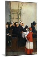 The Blessed Bread, C1879-Pascal Adolphe Jean Dagnan-Bouveret-Mounted Giclee Print