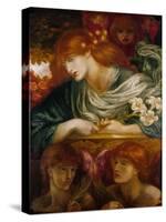 The Blessed Damozel. (1875-1879).-Dante Gabriel Rossetti-Stretched Canvas