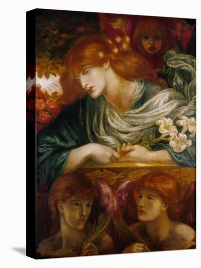 The Blessed Damozel. (1875-1879).-Dante Gabriel Rossetti-Stretched Canvas
