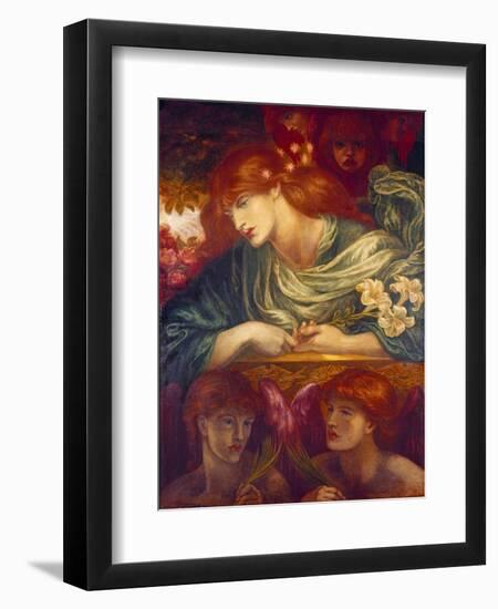 The Blessed Damozel, 1875-79-Dante Gabriel Rossetti-Framed Premium Giclee Print