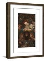 The Blessed Damozel-Dante Gabriel Rossetti-Framed Premium Giclee Print