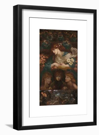 The Blessed Damozel-Dante Gabriel Rossetti-Framed Premium Giclee Print
