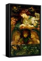 The Blessed Damozel-Dante Gabriel Rossetti-Framed Stretched Canvas