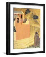 The Blessed Escapes from the Convent and Crosses the River Lamone-null-Framed Giclee Print