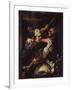 The Blessed Guillaume De Toulouse (755-812) Tormented by Demons-Ambroise Fredeau-Framed Giclee Print