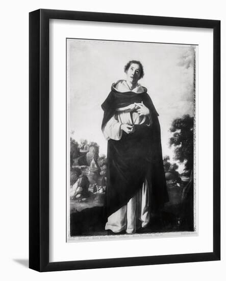 The Blessed Henry Suso, c.1636-38-Francisco de Zurbarán-Framed Giclee Print