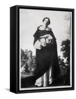 The Blessed Henry Suso, c.1636-38-Francisco de Zurbarán-Framed Stretched Canvas