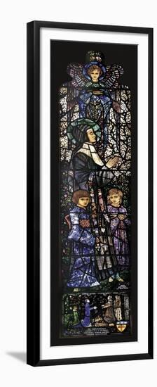 The Blessed Julie with Two Children, 1927-Harry Clarke-Framed Premium Giclee Print