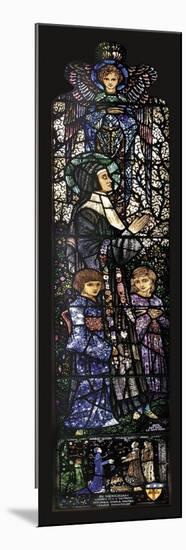 The Blessed Julie with Two Children, 1927-Harry Clarke-Mounted Premium Giclee Print