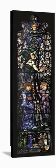 The Blessed Julie with Two Children, 1927-Harry Clarke-Stretched Canvas