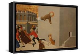 The Blessed Ranieri Frees the Poors from a Florentine Jail-Sassetta-Framed Stretched Canvas