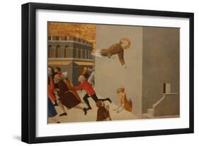 The Blessed Ranieri Frees the Poors from a Florentine Jail-Sassetta-Framed Giclee Print