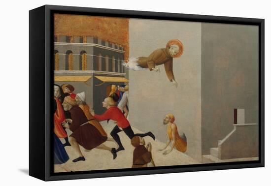 The Blessed Ranieri Setting Free the Poor-Sassetta-Framed Stretched Canvas