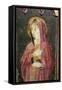 The Blessed Virgin, Detail of the Rood Screen, Church of St. Helen, Gateley, Norfolk, Uk-null-Framed Stretched Canvas
