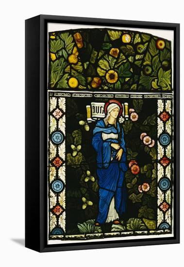 The Blessed Virgin Mary, Morris and Co.-Edward Burne-Jones-Framed Stretched Canvas