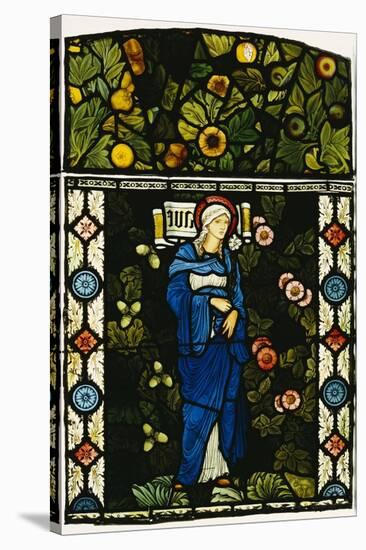 The Blessed Virgin Mary, Morris and Co.-Edward Burne-Jones-Stretched Canvas