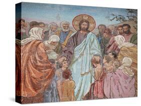 The Blessing of Children, Church of Saviour, UNESCO World Heritage Site, St Petersburg, Russia-Godong-Stretched Canvas