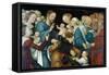 The Blessing of the Children, Weimar, 1538-Lucas Cranach the Elder-Framed Stretched Canvas