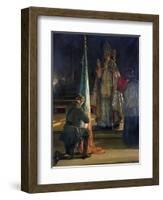 The Blessing of the Colours, 1922-Sir John Lavery-Framed Giclee Print