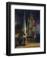 The Blessing of the Colours, 1922-Sir John Lavery-Framed Giclee Print