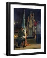 The Blessing of the Colours, 1922-Sir John Lavery-Framed Giclee Print