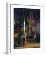 The Blessing of the Colours, 1922-Sir John Lavery-Framed Giclee Print