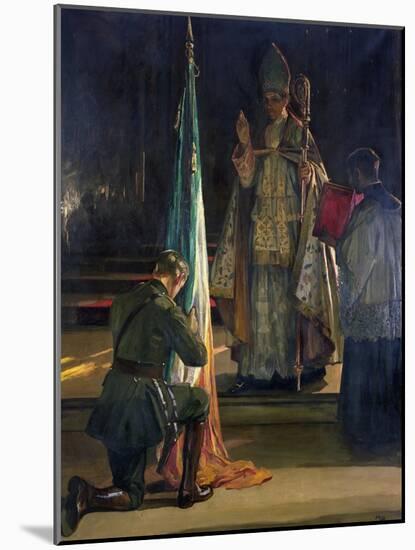 The Blessing of the Colours, 1922-Sir John Lavery-Mounted Giclee Print