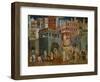 The Blessings of Good Government (Detail), Mural-Ambrogio Lorenzetti-Framed Giclee Print