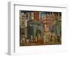 The Blessings of Good Government (Detail), Mural-Ambrogio Lorenzetti-Framed Giclee Print