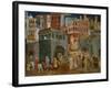 The Blessings of Good Government (Detail), Mural-Ambrogio Lorenzetti-Framed Giclee Print