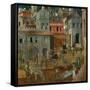 The Blessings of Good Government-Ambrogio Lorenzetti-Framed Stretched Canvas