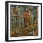 The Blessings of Good Government-Ambrogio Lorenzetti-Framed Giclee Print