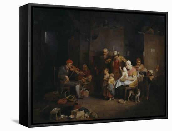 The Blind Fiddler-Sir David Wilkie-Framed Stretched Canvas