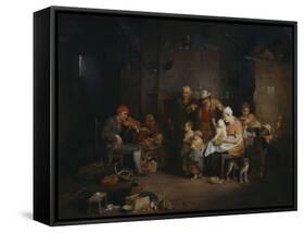The Blind Fiddler-Sir David Wilkie-Framed Stretched Canvas