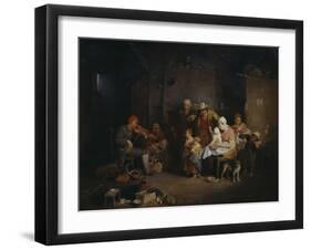 The Blind Fiddler-Sir David Wilkie-Framed Giclee Print