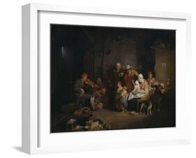 The Blind Fiddler-Sir David Wilkie-Framed Giclee Print