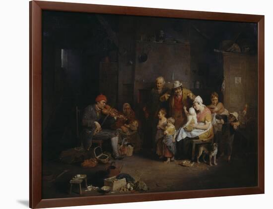 The Blind Fiddler-Sir David Wilkie-Framed Giclee Print