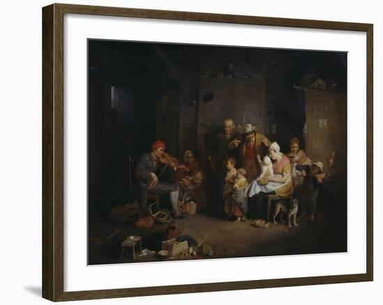 The Blind Fiddler-Sir David Wilkie-Framed Giclee Print