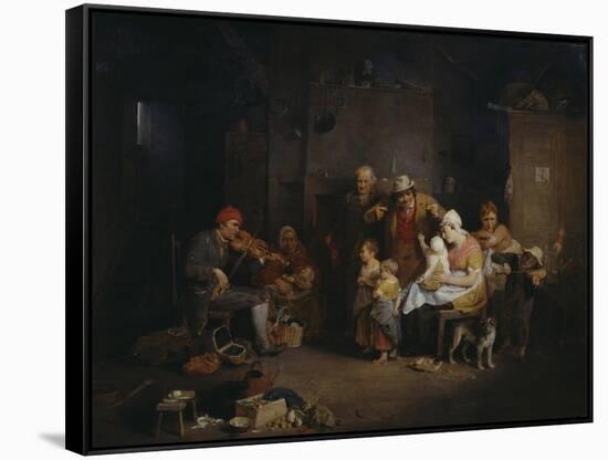The Blind Fiddler-Sir David Wilkie-Framed Stretched Canvas