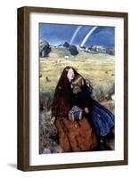 The Blind Girl, 1856-John Everett Millais-Framed Giclee Print