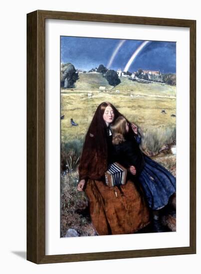 The Blind Girl, 1856-John Everett Millais-Framed Giclee Print